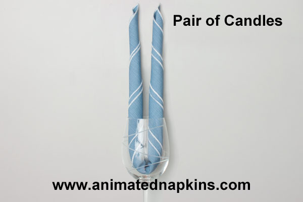 Animation: Napkin Candle Folding (Tall)