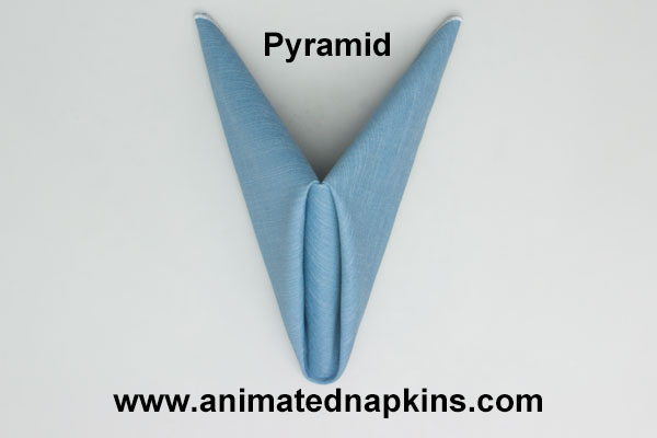 Animation: Napkin Pyramid Folding (Tall)