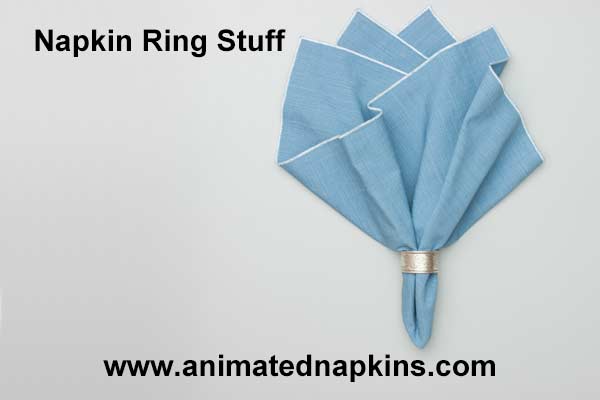 Animation: Napkin Ring Stuff Folding (Quarter)