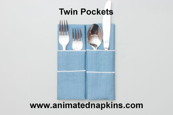 Animation: Twin Pockets Napkin Folding (Easy Store)